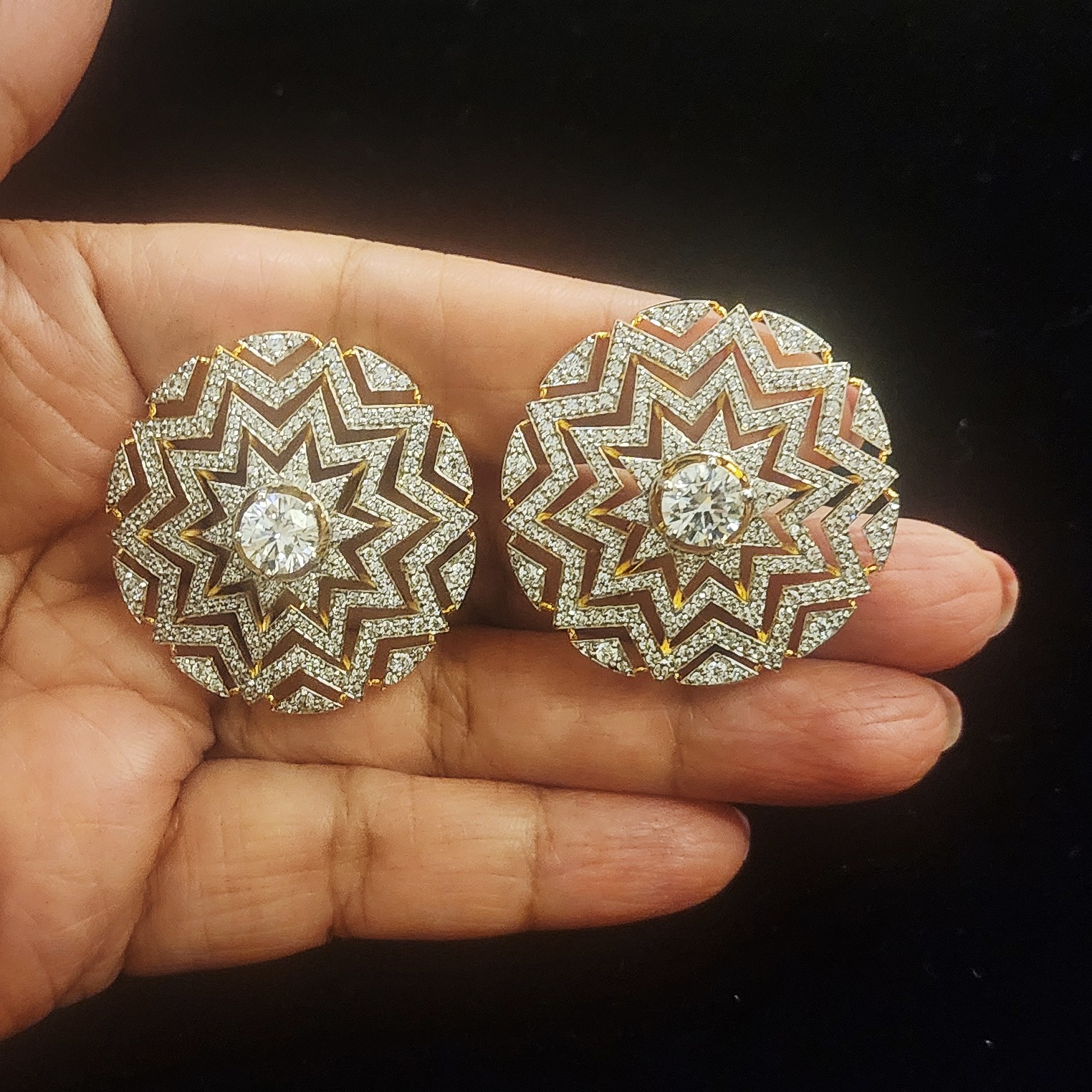 Galaxy of Stars Stud Earring by Miamo Jewels
